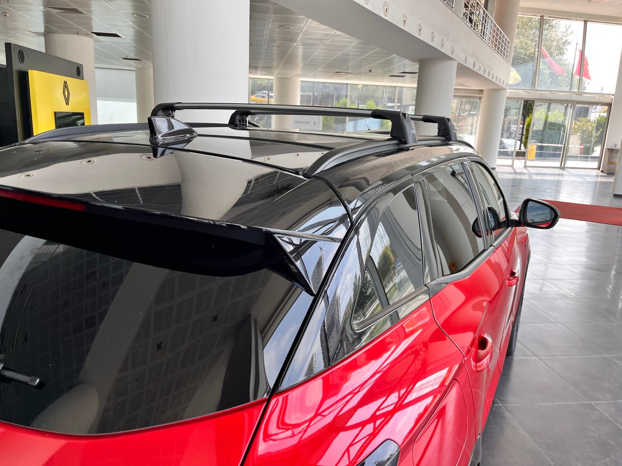 For Renault Austral Roof Rack System Carrier Cross Bars Aluminum Lockable High Quality of Metal Bracket Silver