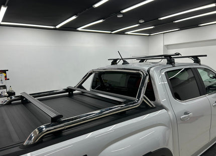 For Volkswagen Amarok Roof Rack System, Aluminium Bed Rack Cross Bar, Black