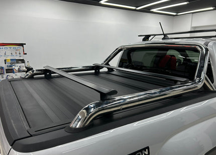 For Volkswagen Amarok Roof Rack System, Aluminium Bed Rack Cross Bar, Black