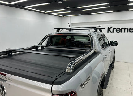 For Volkswagen Amarok Roof Rack System, Aluminium Bed Rack Cross Bar, Black