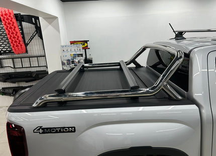 For Volkswagen Amarok Roof Rack System, Aluminium Bed Rack Cross Bar, Black