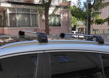 For Volkswagen Touareg 2018-Up Roof Rack System Carrier Cross Bars Aluminum Lockable High Quality of Metal Bracket Silver