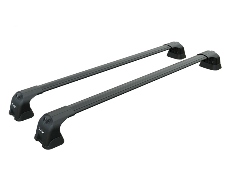 For BMW 1 Series F40 2020-Up Roof Rack System, Aluminium Cross Bar, Metal Bracket, Fix Point, Silver