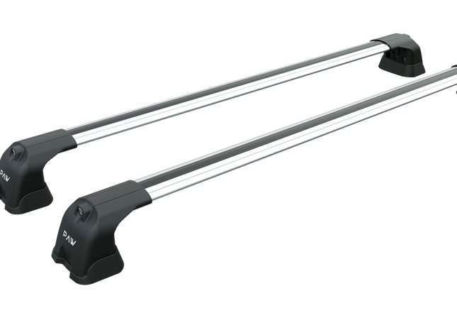 For BMW M2 2018-2021 Roof Rack System, Aluminium Cross Bar, Metal Bracket, Fix Point, Silver