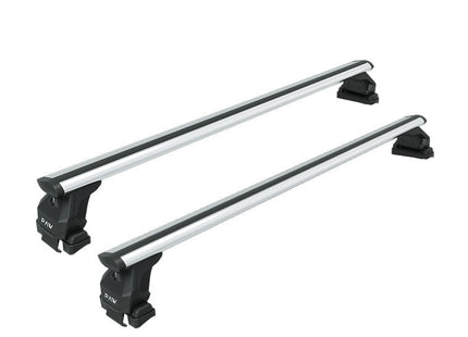 For Volkswagen Taigo 2021--> Roof Rack System, Aluminium Cross Bar, Metal Bracket, Normal Roof, Silver