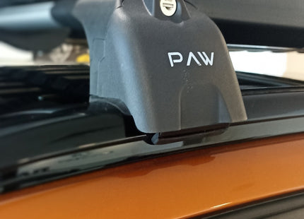 For Ford Puma 2019-Up Roof Rack Cross Bars Metal Bracket Flush Rail Alu Black