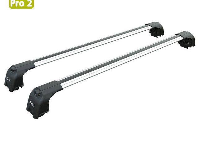 for to Audi A6 C7 Awant Roof Rack Bars For Vehicles With Flush Roof Rails Silver (2011-2018)