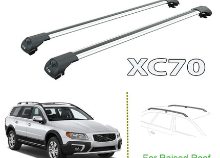 to fit Volvo XC70 Roof Racks Cross Bars Carrier Rails Roof Bar Silver 2001-2016