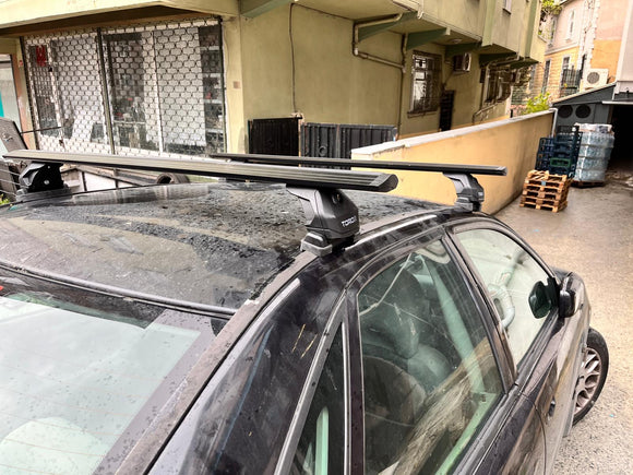 For Volvo S40 Sedan Roof Rack System Carrier Cross Bars Aluminum Locka ...