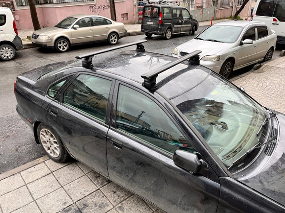 For Volvo S40 Sedan Roof Rack System Carrier Cross Bars Aluminum Locka ...