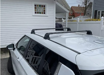 Mitsubishi Outlander Roof Racks Cross Bars Rails Top Carrier Alu Black 2011-2020 Pro 3