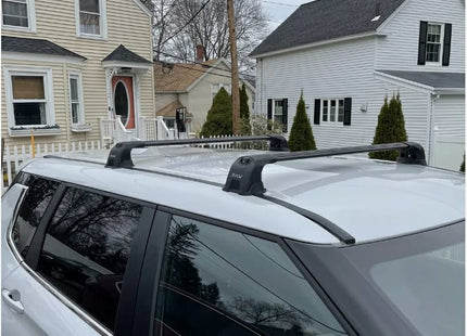 Mitsubishi Outlander Roof Racks Cross Bars Rails Top Carrier Alu Black 2011-2020 Pro 3