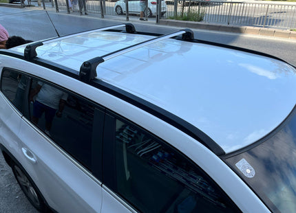to fit Chevrolet Orlando Racks Cross Bars Rails Top Carrier Alu Silver 2012-2015