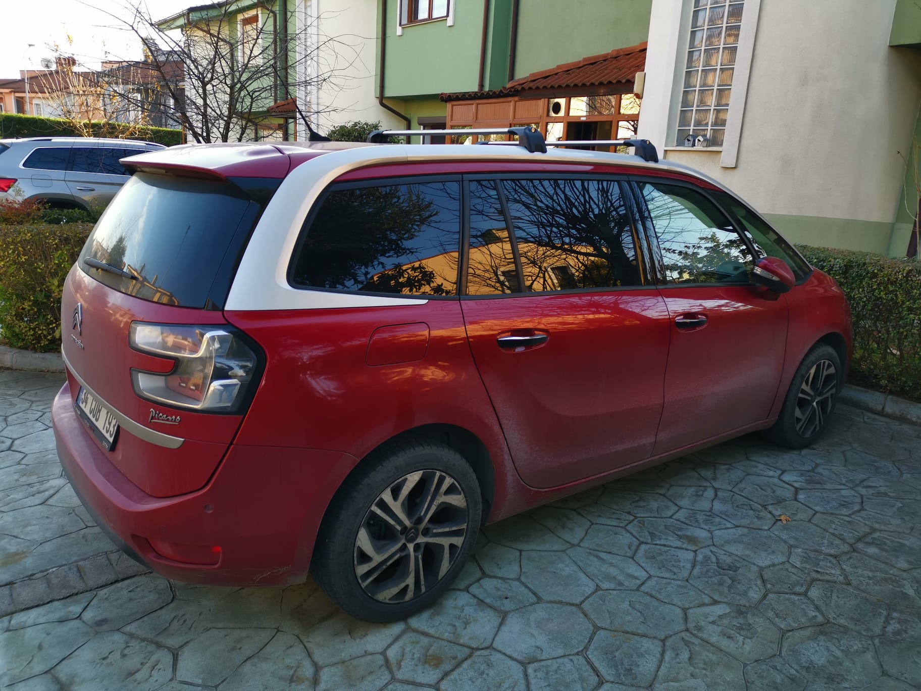 For Citroen C4 Grand Spacetourer Roof Rack System, Aluminium Cross Bar, 2018-Up Silver