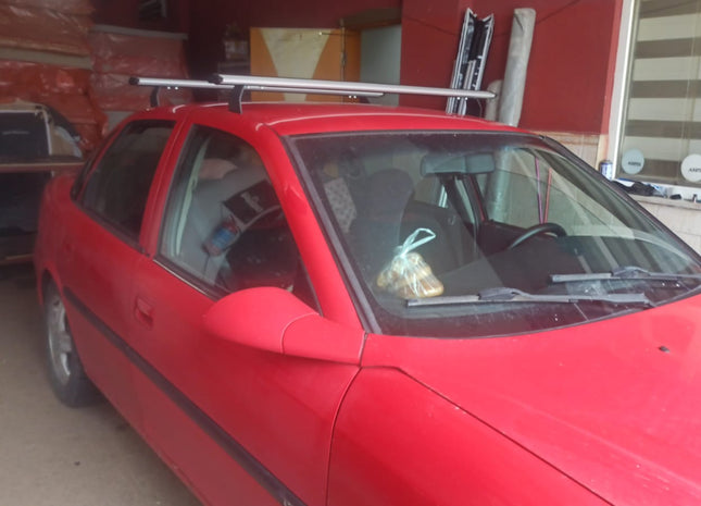 Fix point For Roof For Pro 3 Model For Vauxhall Vectra B Sedan (1995-2005) Alu Black