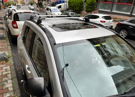 Jeep Compass Roof Rack-Crossbars Fits to for Flush Roof Rails Silver Color 2011-2017