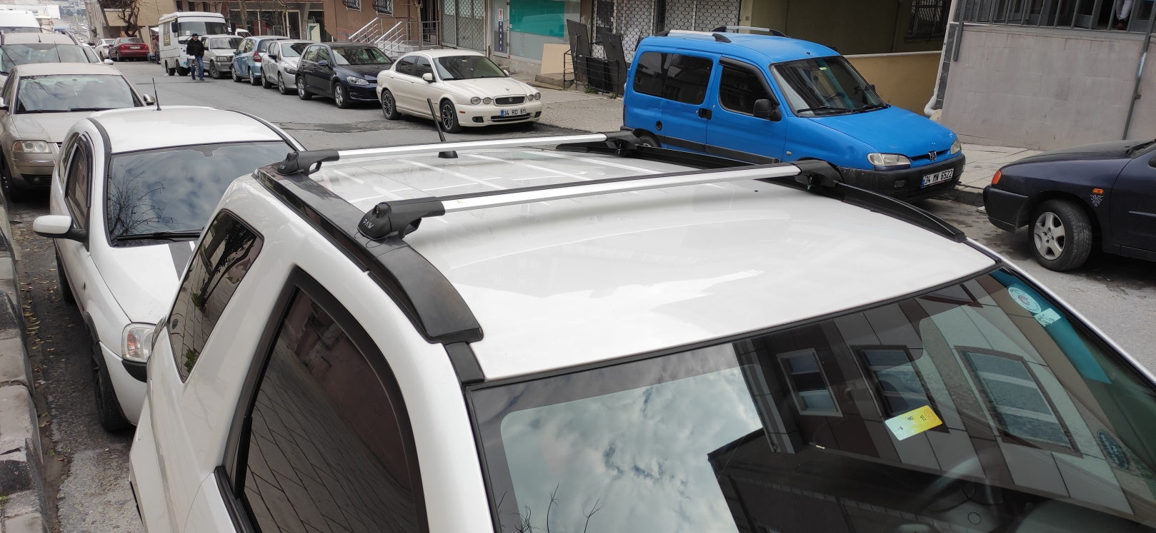 For Suzuki Grand Vitara 1999-2005 Roof Rack System Carrier Cross Bars Aluminum Silver