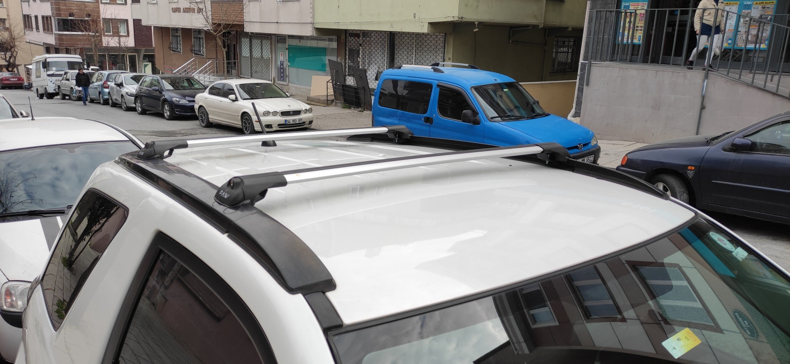 For Suzuki Grand Vitara 1999-2005 Roof Rack System Carrier Cross Bars Aluminum Black