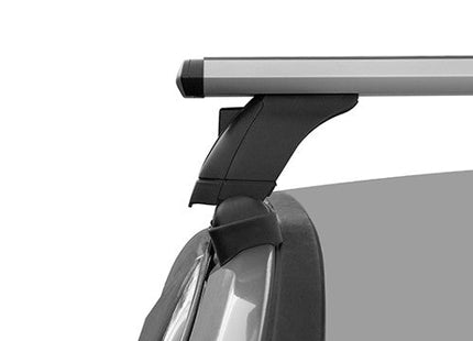 For Ford Fiesta Roof Rack System Carrier Cross Bars Aluminum Lockable High Quality of Metal Bracket Black