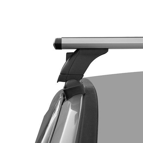 For Vauxhall Corsa F 2019-2025 Roof Rack System - Aluminum Cross Bars, Black