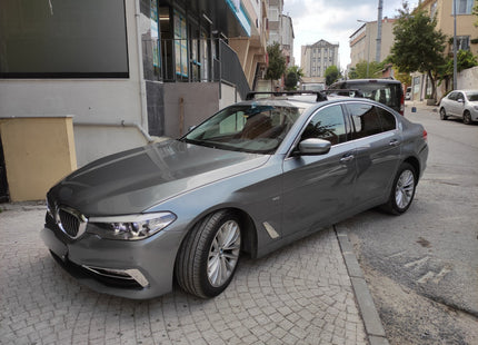 For BMW 5 Series G30 2007-2020 Roof Rack System, Aluminium Cross Bar, Metal Bracket, Fix Point, Black