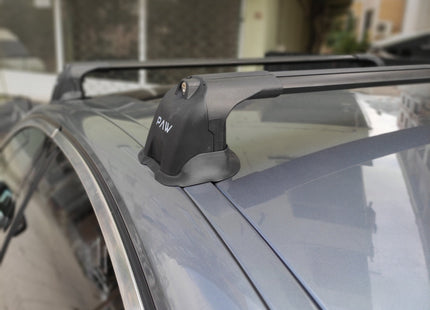 For BMW 5 Series G30 2007-2020 Roof Rack System, Aluminium Cross Bar, Metal Bracket, Fix Point, Black