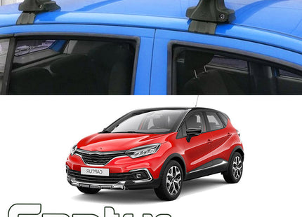 Renault Captur SUV Normal Roof Rack Cross Bars Spacial Series 2013-2019