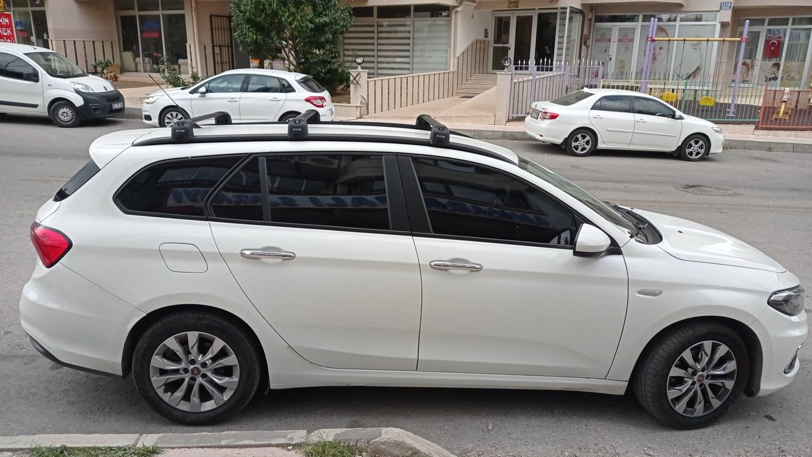 Fiat Tipo Station Wagon Roof Rack Cross Bars Silver