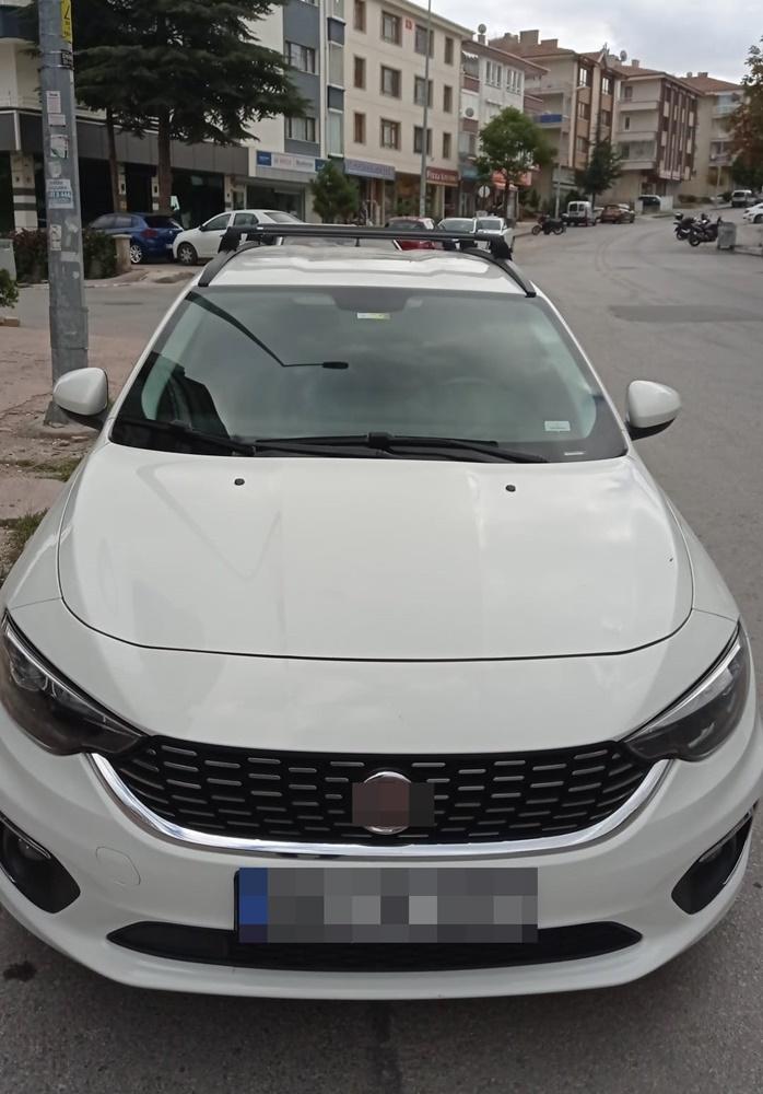 Fiat Tipo Cross Roof Rack Cross Bars Black