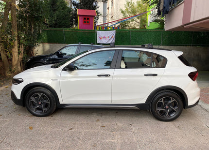 Fiat Tipo Cross Roof Rack Cross Bars Silver