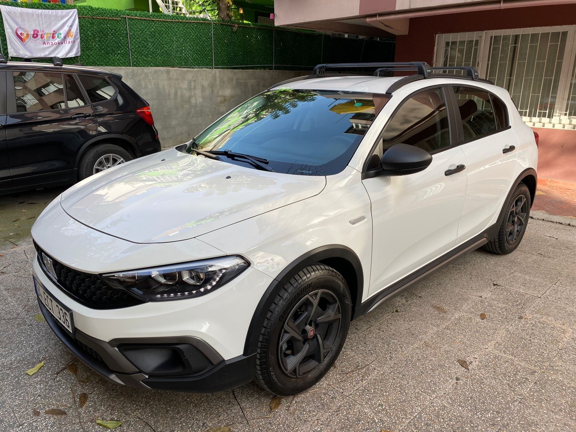 Fiat Tipo Station Wagon Roof Rack Cross Bars Black