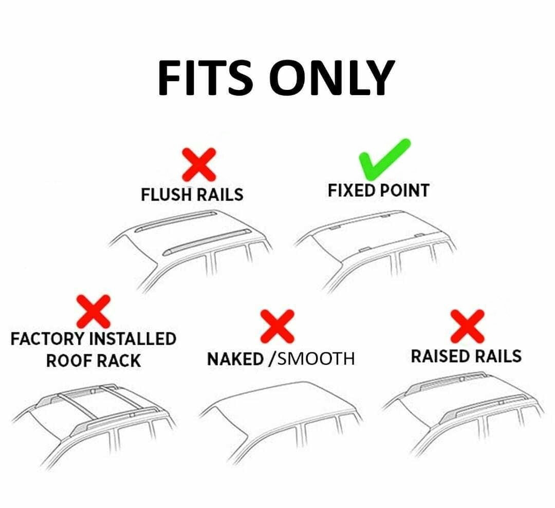 For Opel&Vauxhall Meriva 2014-Up Roof Rack System Carrier Cross Bars Aluminum Lockable High Quality of Metal Bracket Silver