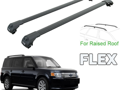to fit Ford Flex Roof Rack Cross Bars Black Color 2008-2013