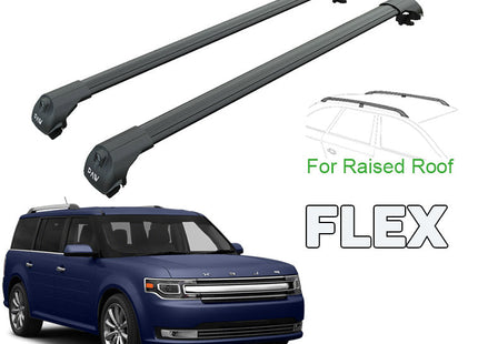 to fit Ford Flex Roof Rack Cross Bars Black Color 2013-2018