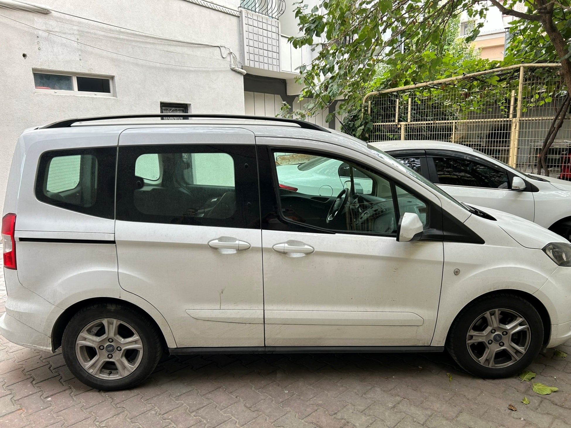 FordTransit Courier Aluminium Roof Rails Black 2016-2023