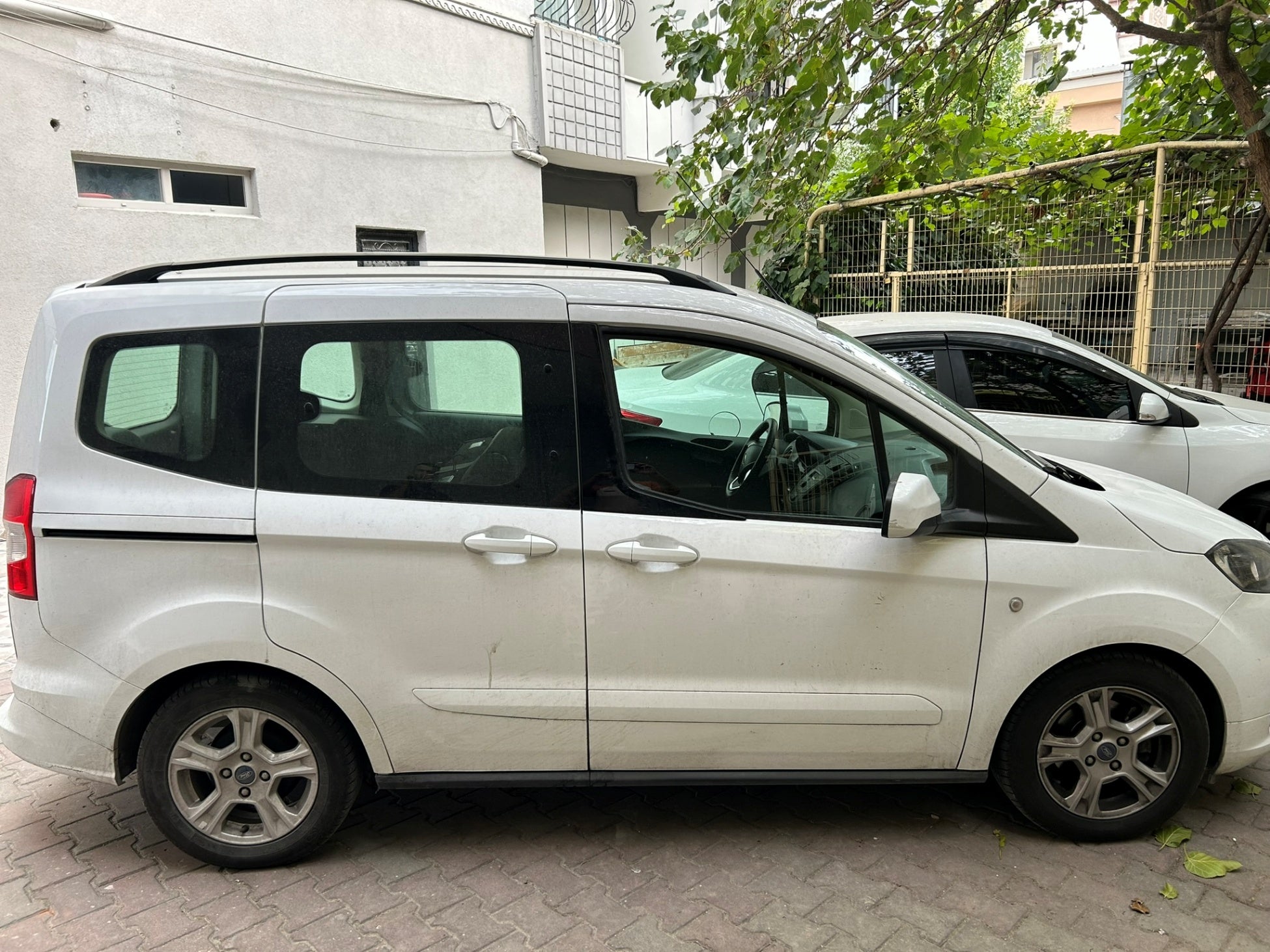 Ford Transit Courier Aluminium Roof Rails Silver 2016-2023