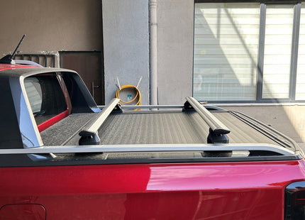 For Ford Ranger 2022-2025 Aluminium Bed Rack Cross Bar, Lockable, Black