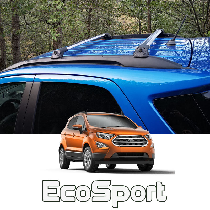 Ford EcoSport Roof Rack Cross Bars Black Color