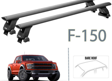 Ford F150 Raptor Normal Roof Rack Cross Bars Spacial Series Black Serisi
