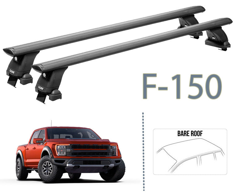 Ford F150 Raptor Normal Roof Rack Cross Bars Spacial Series Black Serisi