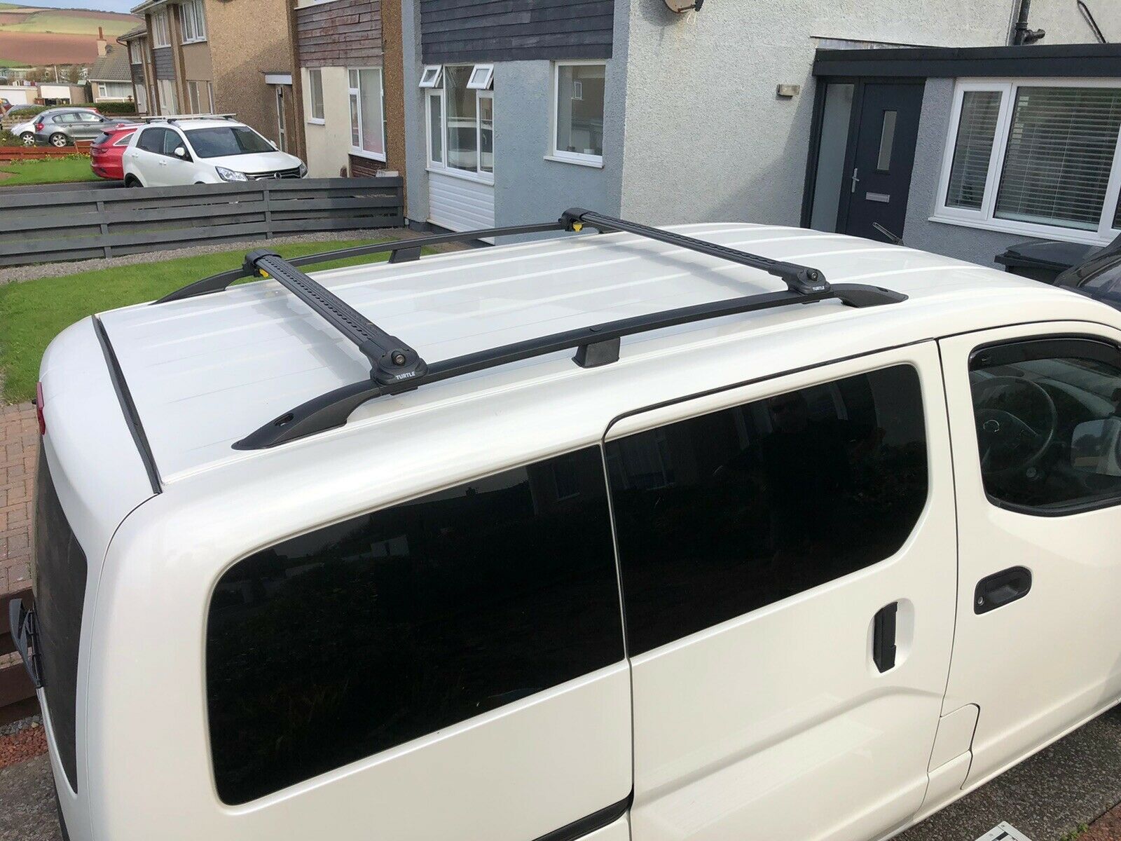 Paw Pro Bar Ladder Aluminium Roof Rack And Cross Bars Set, Fits Transporter (T5) Van Swb 2003-2015 Black