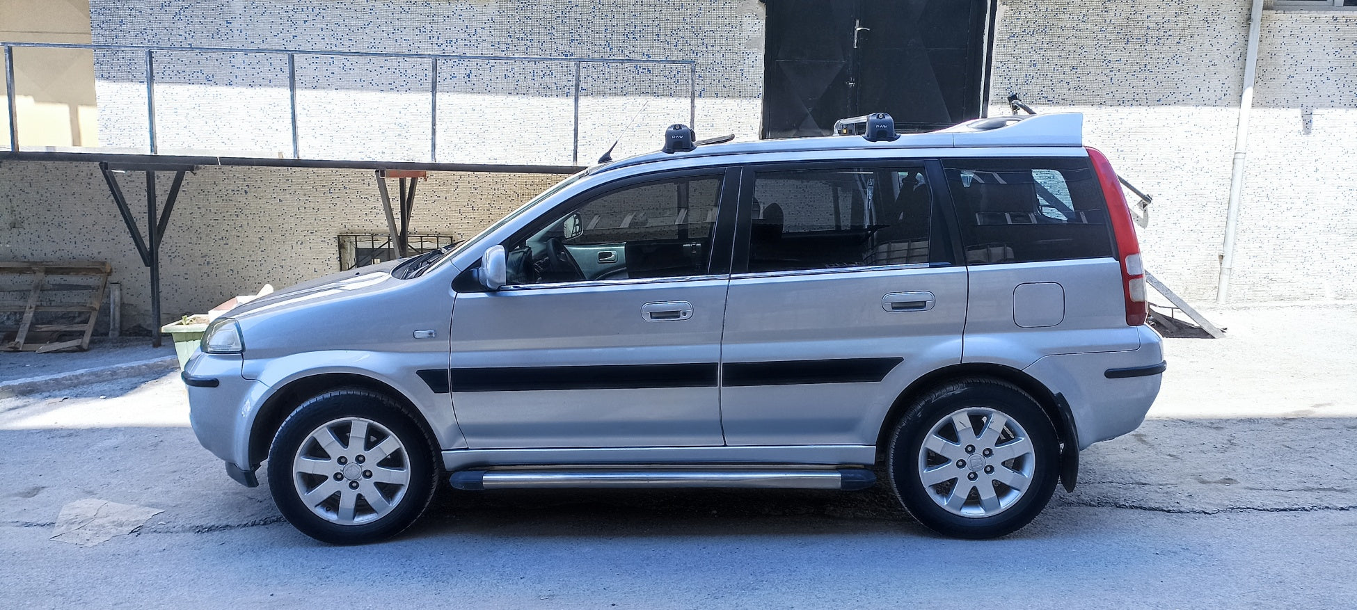 Honda HRV Roof Racks Cross Bars Rails Top Carrier Alu Black 2PCS 1999-2005