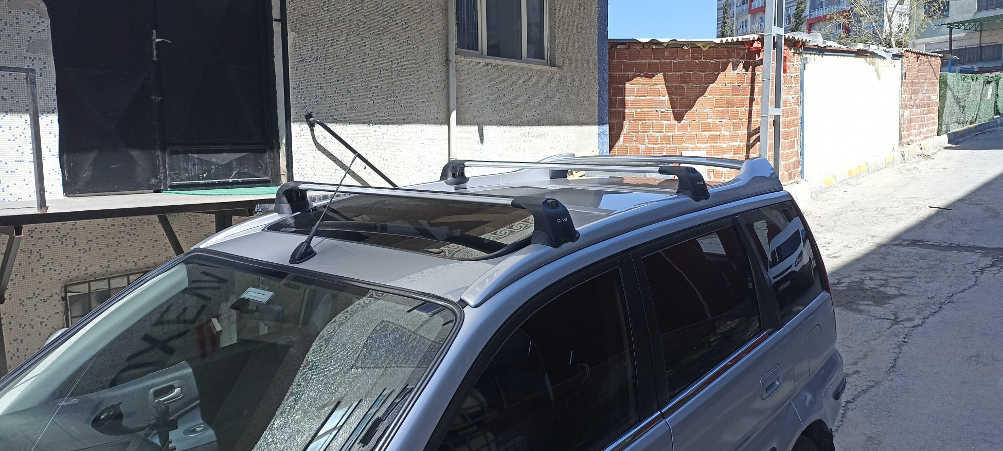 Honda HRV Roof Racks Cross Bars Rails Top Carrier Alu Black 2PCS 1999-2005