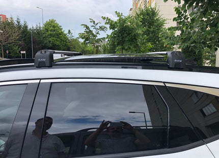 Mitsubishi Outlander Sport Roof Rack Bars For Vehicles With Flush Roof Rails Black Color 2011-2019 Pro 2