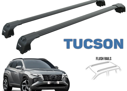 fit for Hyundai Tucson Roof Rack Cross bars Black 2021- Up