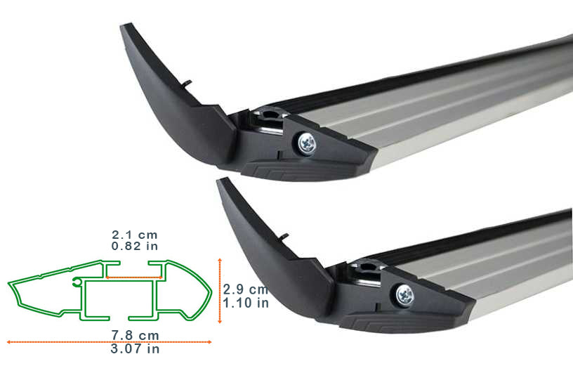 For Toyota Corolla 2018-Up Roof Rack System Carrier Cross Bars Aluminum Lockable High Quality of Metal Bracket Black