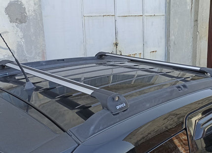 For Jeep Compass 2007-2011 Roof Rack System Carrier Cross Bars Aluminum Lockable High Quality of Metal Bracket Black