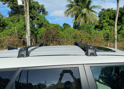 Mitsubishi Outlander Sport Roof Racks Cross Bars Rails fixed Points Black 2021- Up Pro 3