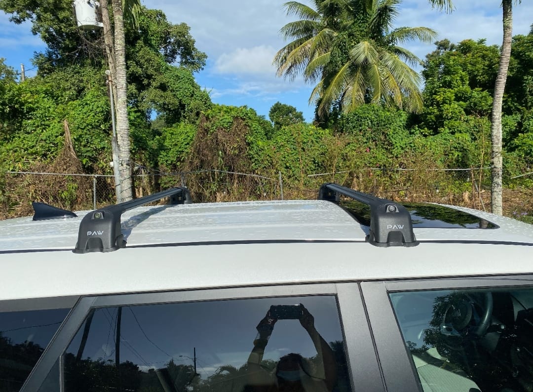 Mitsubishi Outlander Sport Roof Racks Cross Bars Rails fixed Points Black 2021- Up Pro 3