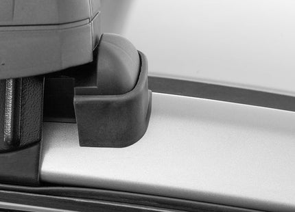 For Audi A4 Sedan B9 Roof Rack System Carrier Cross Bars Aluminum Lockable High Quality of Metal Bracket Black